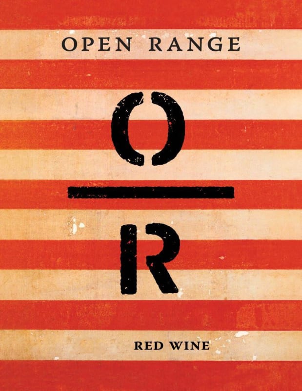 Casey Flat Ranch Open Range 2012 Front Label