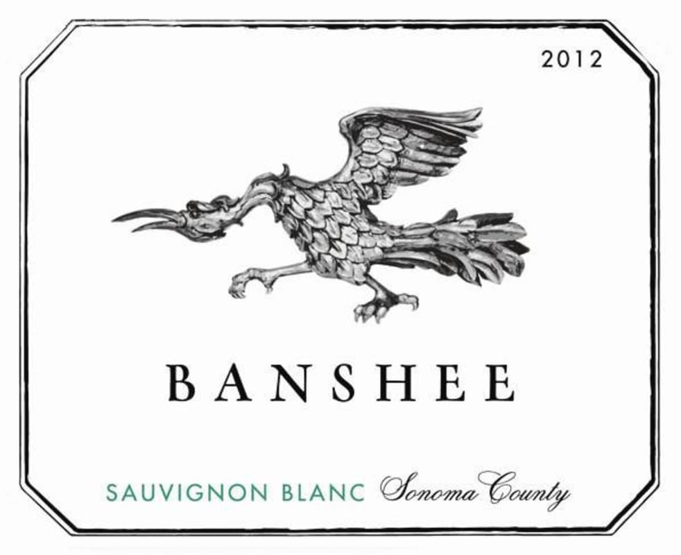 Banshee Sauvignon Blanc 2012 Front Label