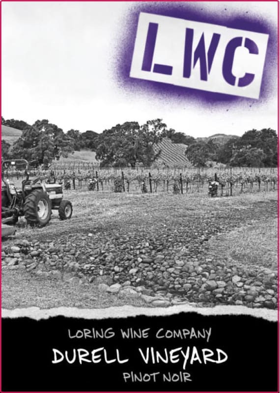 Loring Wine Company Durell Pinot Noir 2012 Front Label