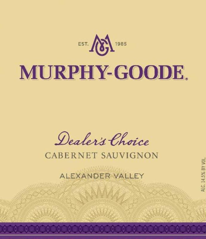 Murphy-Goode Dealer's Choice Cabernet Sauvignon 2012 Front Label