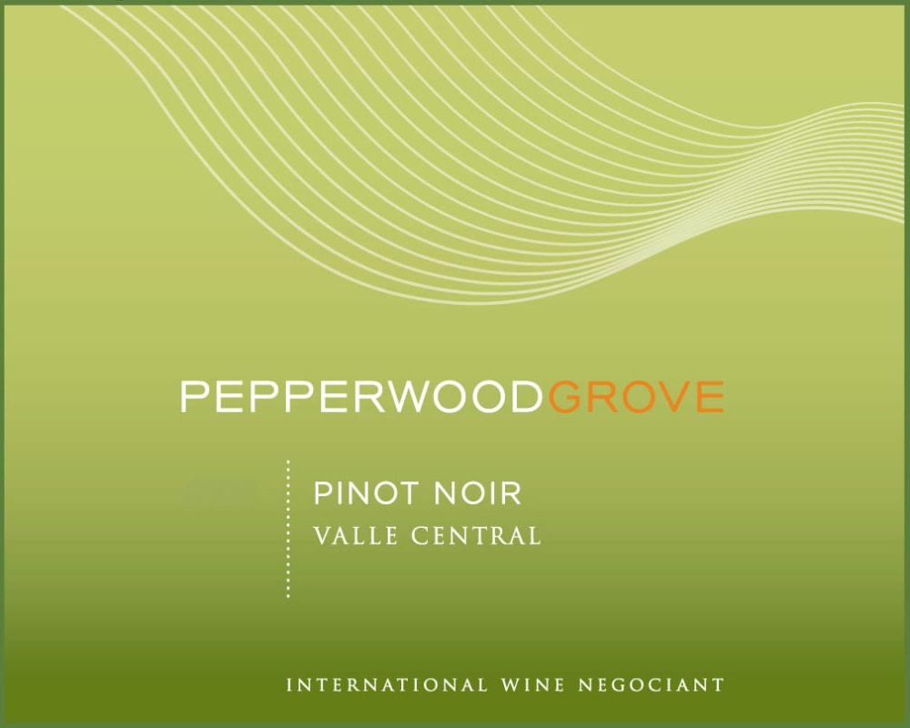 Pepperwood Grove Pinot Noir 2012 Front Label