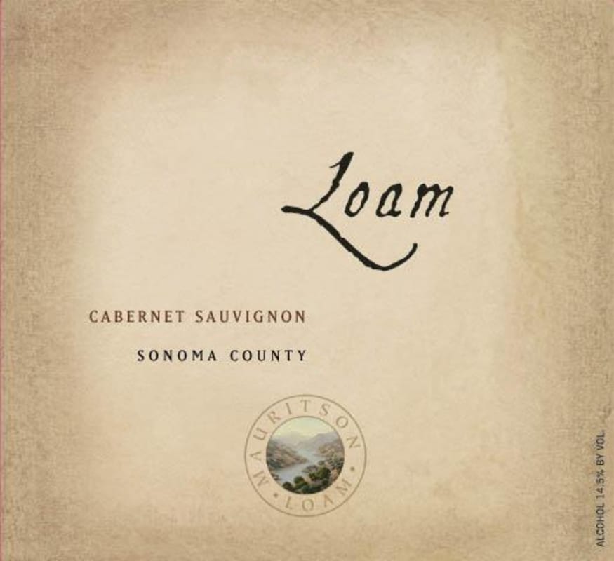Loam Single Soil Wines Mauritson Cabernet Sauvignon 2012 Front Label