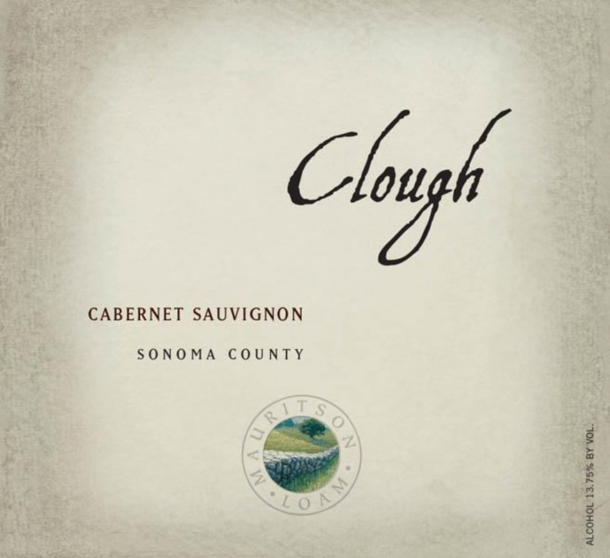 Loam Single Soil Wines Mauritson Clough Cabernet Sauvignon 2012 Front Label