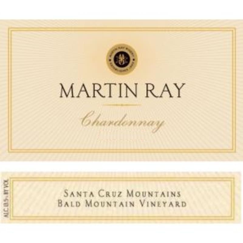 Martin Ray Bald Mountain Vineyard Chardonnay 2013 Front Label