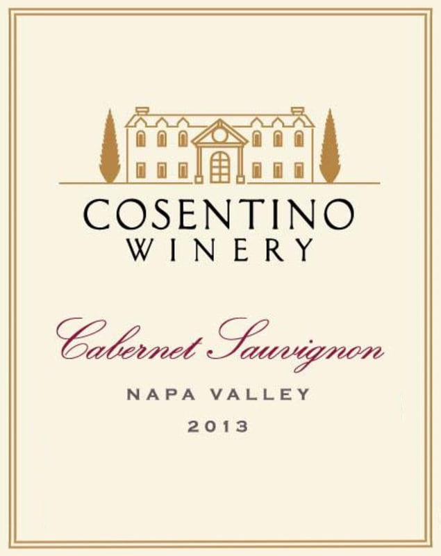 Cosentino Napa Valley Cabernet Sauvignon 2013 Front Label