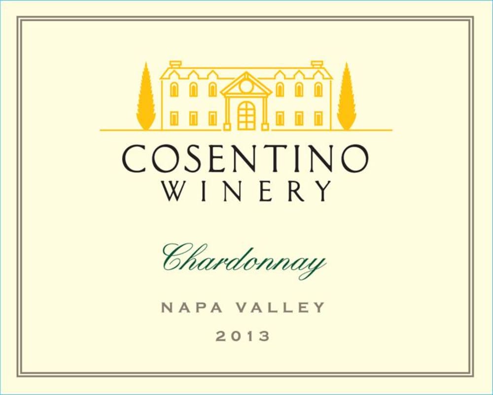 Cosentino Napa Chardonnay 2013 Front Label