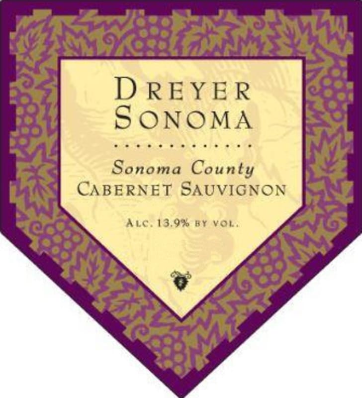 Dreyer-Sonoma Cabernet Sauvignon 2013 Front Label