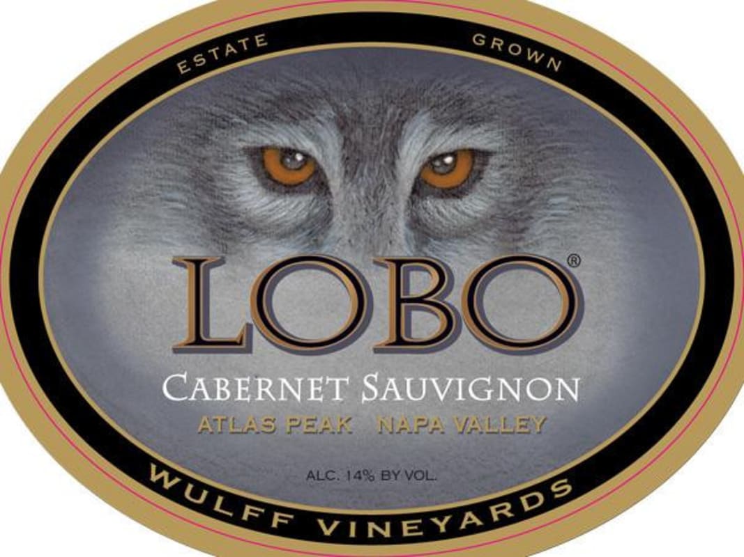 Lobo Wines Atlas Peak Cabernet Sauvignon 2010 Front Label
