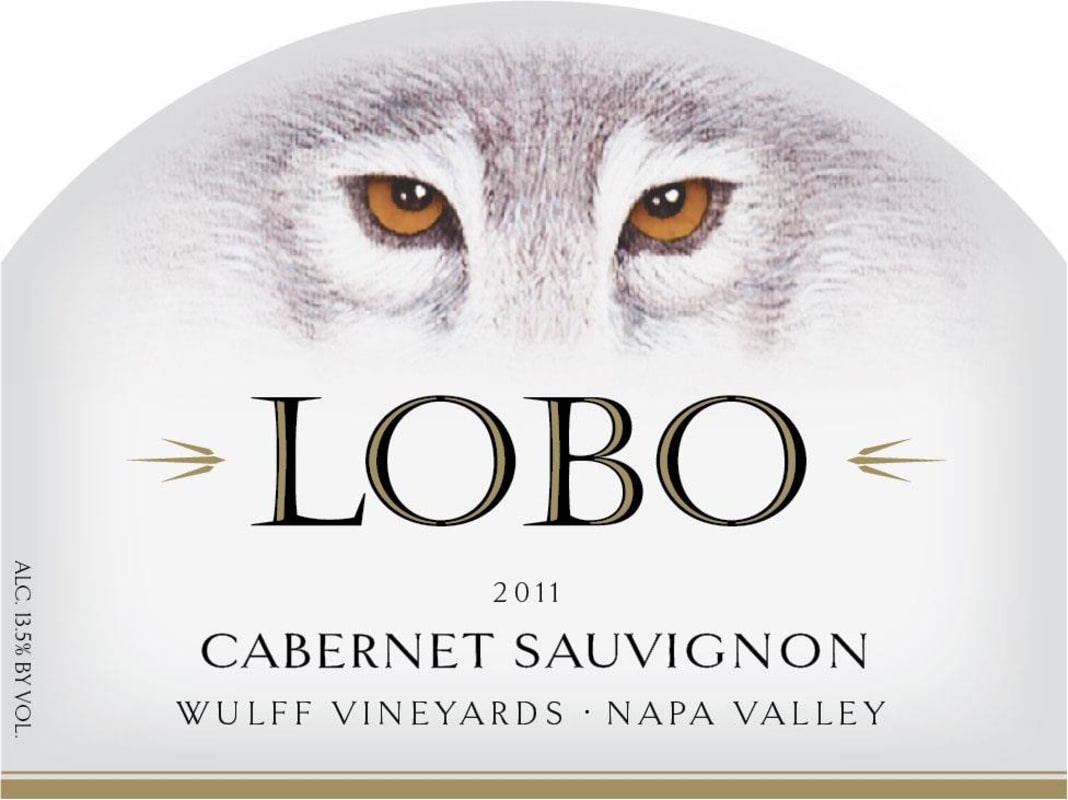 Lobo Wines Atlas Peak Cabernet Sauvignon 2011 Front Label