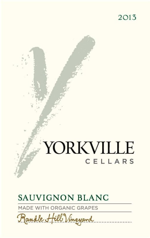 Yorkville Cellars Randle Hill Vineyard Sauvignon Blanc 2013 Front Label