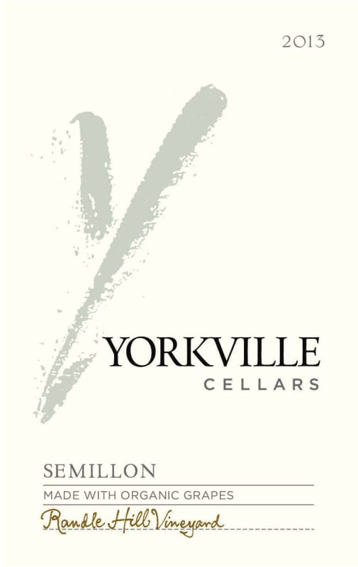 Yorkville Cellars Semillon 2013 Front Label