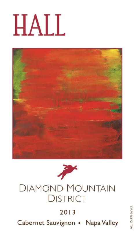 Hall Diamond Mountain District Cabernet Sauvignon 2013 Front Label