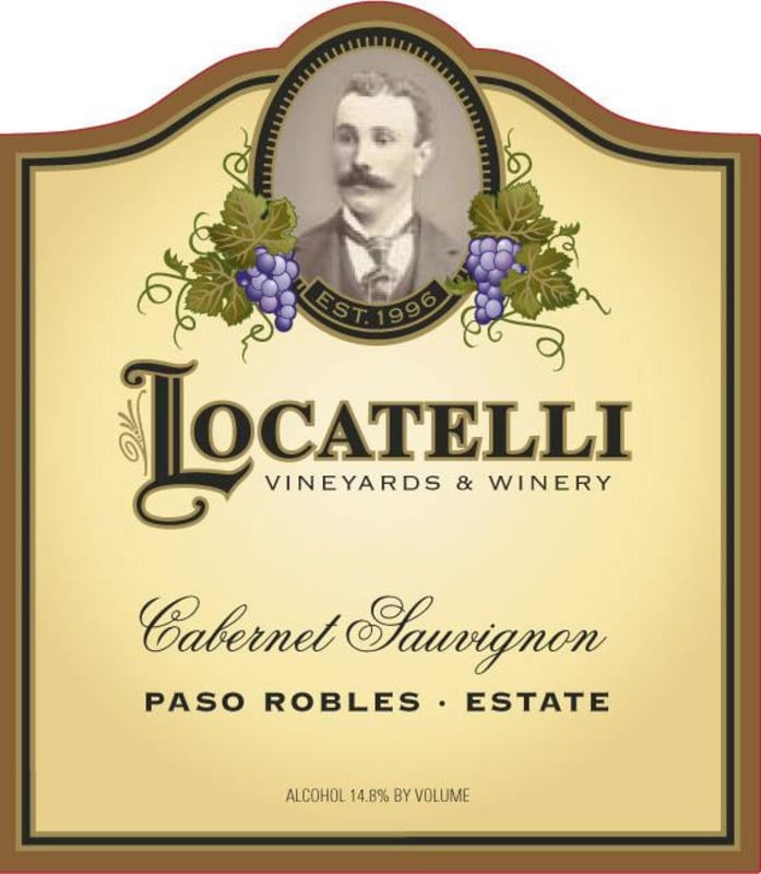 Locatelli Vineyards & Winery Cabernet Sauvignon 2012 Front Label