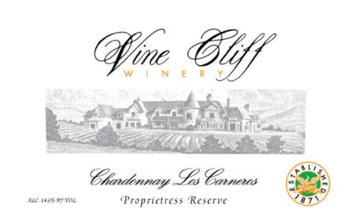 Vine Cliff Proprietress Reserve Chardonnay 2013 Front Label