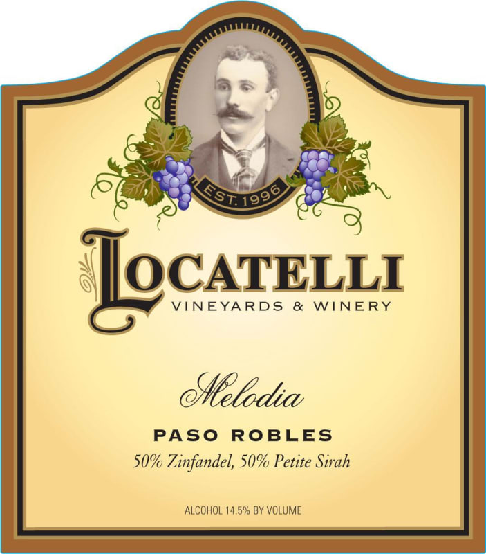 Locatelli Vineyards & Winery Melodia 2011 Front Label