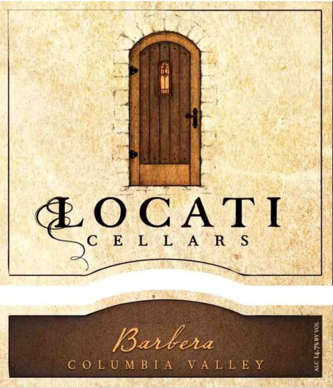 Locati Cellars Barbera 2008 Front Label