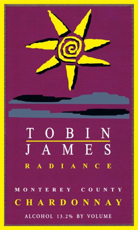 Tobin James Radience Chardonnay 2013 Front Label