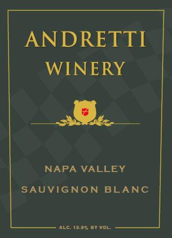 Andretti Sauvignon Blanc 2013 Front Label