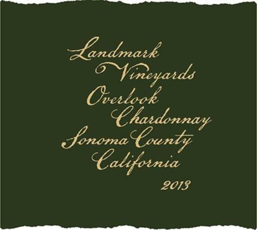 Landmark Overlook Chardonnay 2013 Front Label
