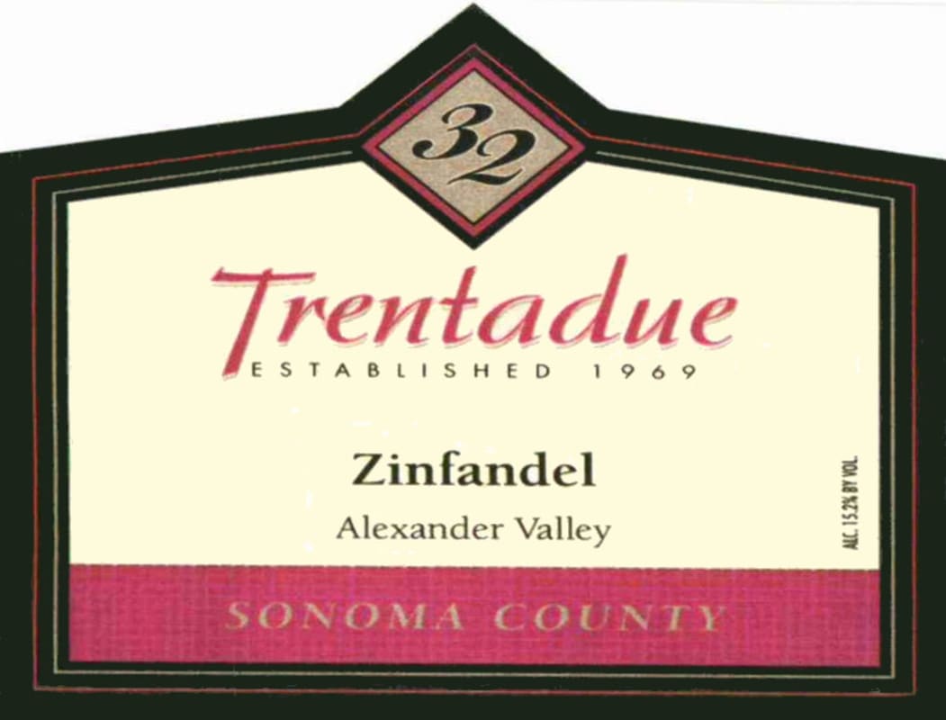 Trentadue Zinfandel 2013 Front Label