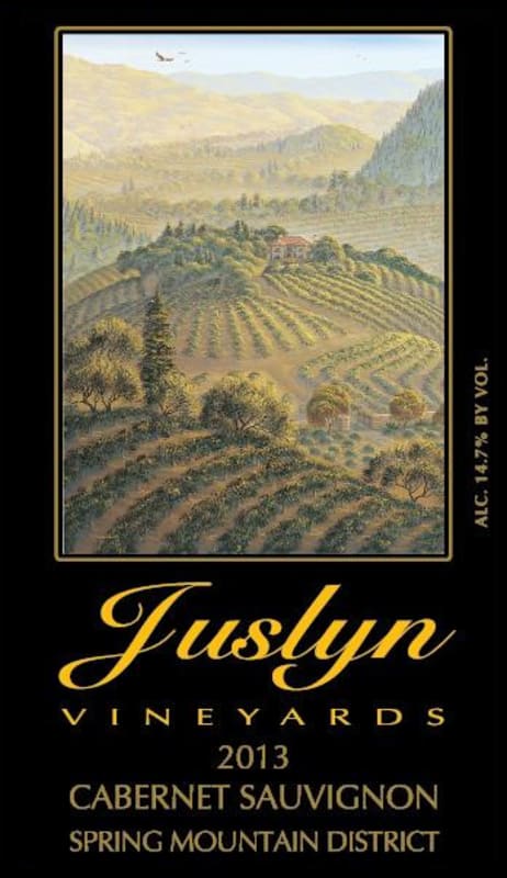 Juslyn Spring Mountain Cabernet Sauvignon 2013 Front Label