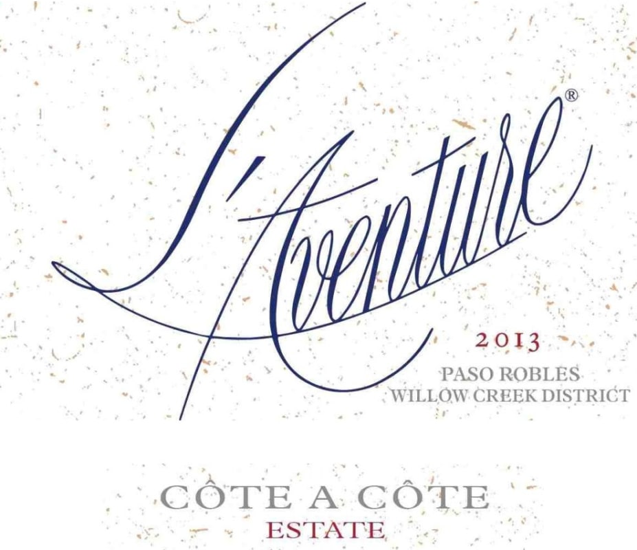 L'Aventure Cote A Cote 2013 Front Label