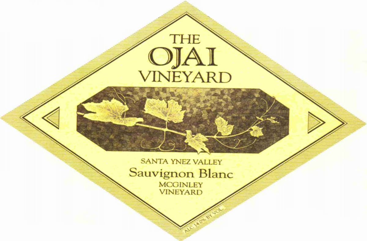 Ojai McGinley Vineyard Sauvignon Blanc 2013 Front Label