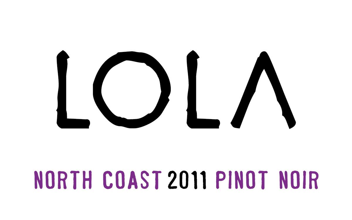 LOLA Wines North Coast Pinot Noir 2011 Front Label