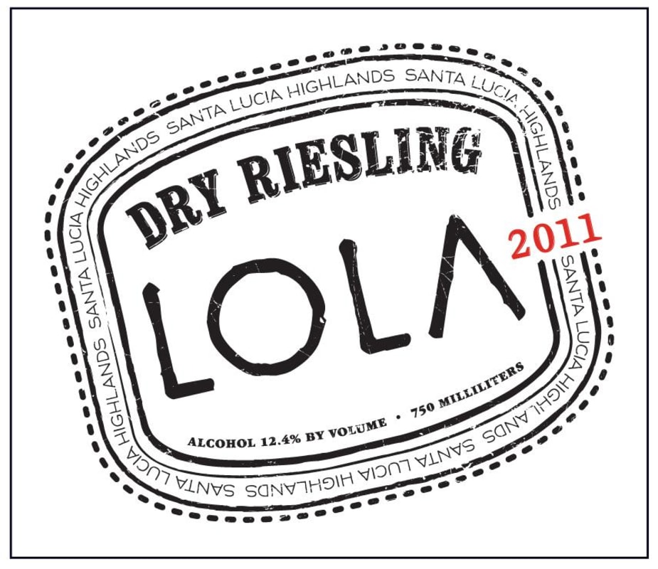 LOLA Wines Dry Riesling 2011 Front Label