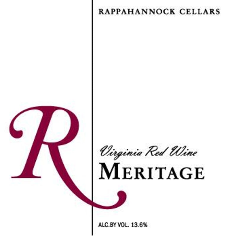 Rappahannock Meritage 2013 Front Label