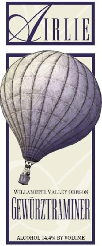 Airlie Gewurztraminer 2013 Front Label