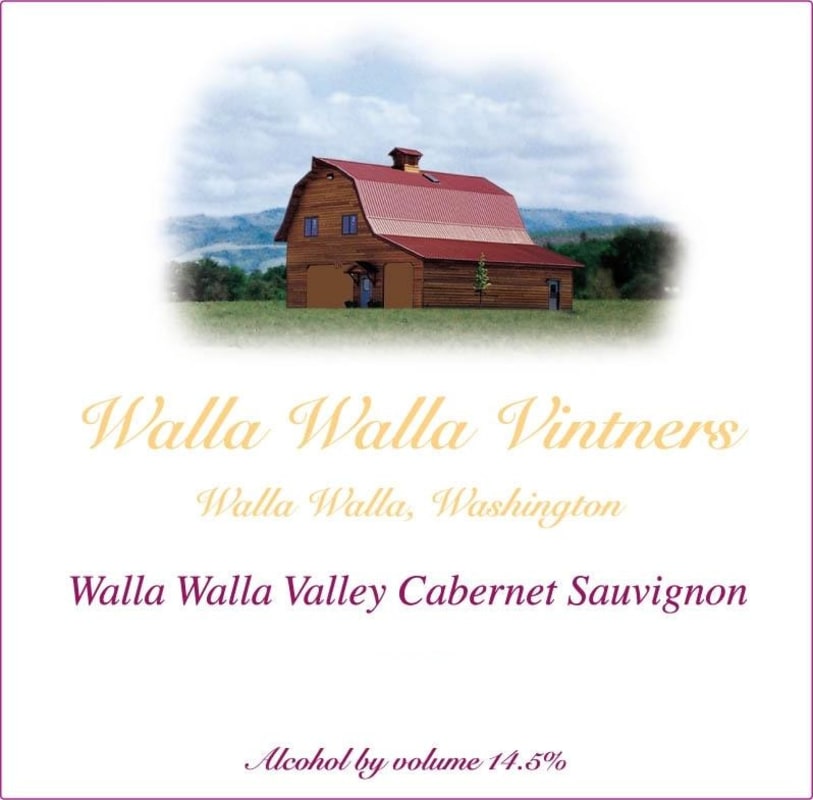 Walla Walla Vintners Cabernet Sauvignon 2013 Front Label