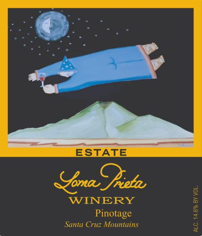 Loma Prieta Winery Pinotage Estate 2012 Front Label