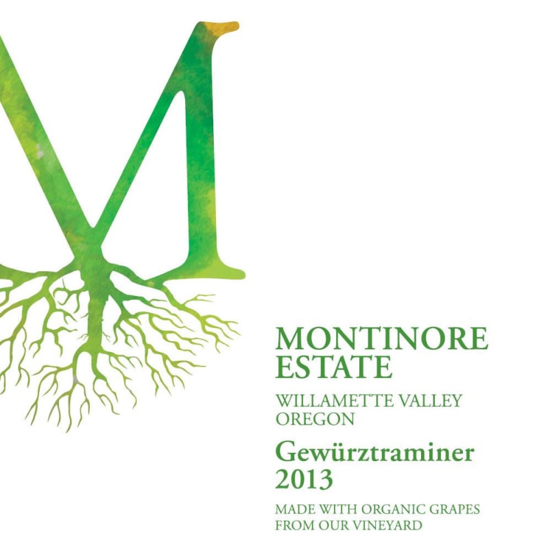 Montinore Estate Gewurztraminer 2013 Front Label