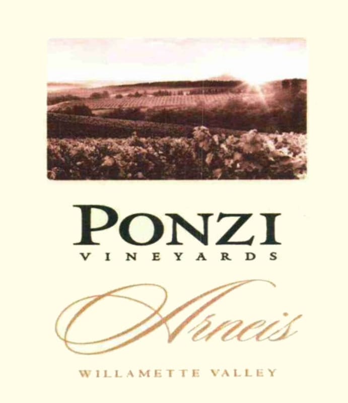 Ponzi Arneis 2013 Front Label
