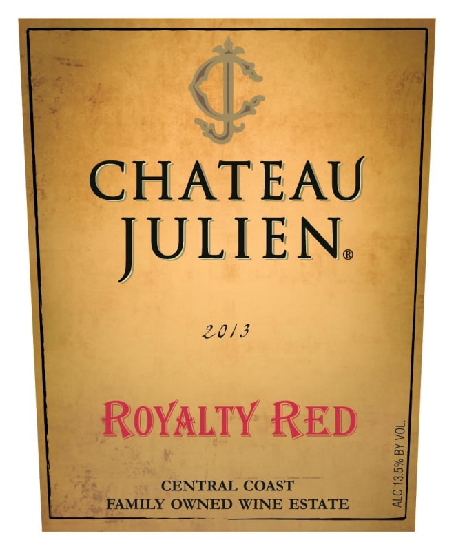 Chateau Julien Royalty Red 2013 Front Label