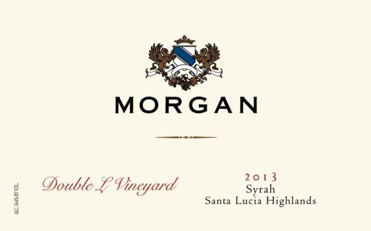 Morgan Double L Vineyard Syrah 2013 Front Label