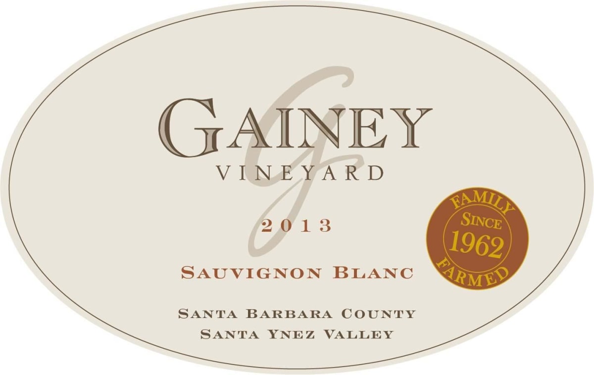 Gainey Sauvignon Blanc 2013 Front Label