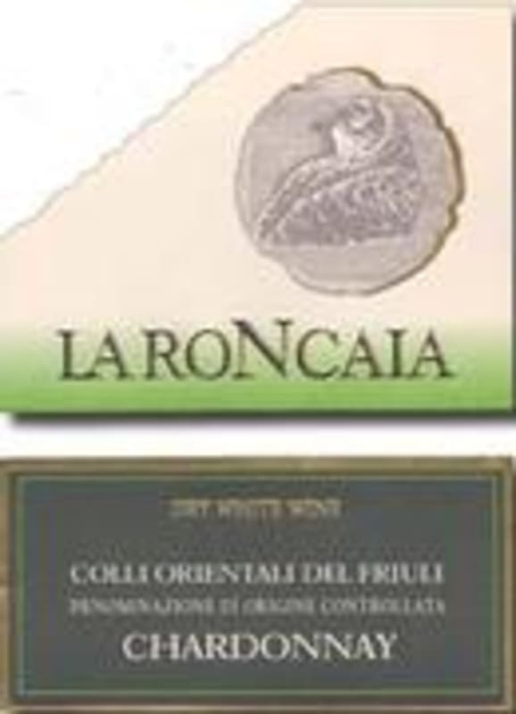 La Roncaia Chardonnay 1999 Front Label
