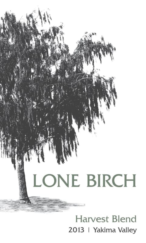 Lone Birch Wines Red Blend 2013 Front Label