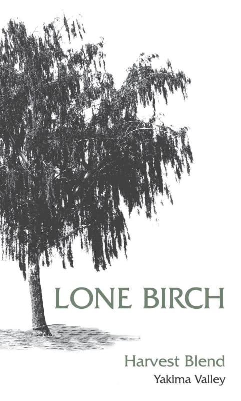 Lone Birch Wines Red Blend 2014 Front Label