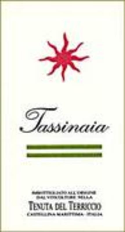 Tenuta del Terriccio Tassinaia 1998 Front Label