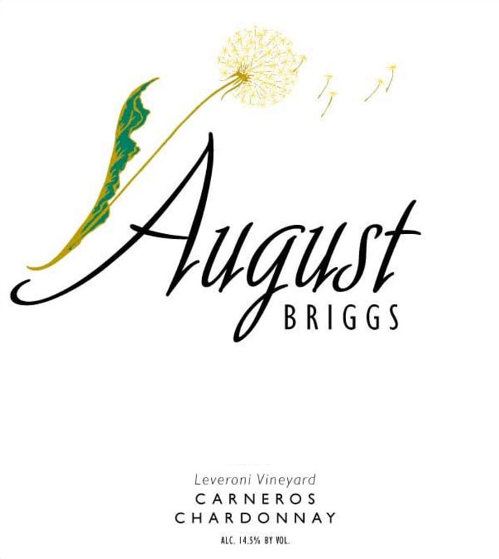 August Briggs Leveroni Vineyard Chardonnay 2013 Front Label