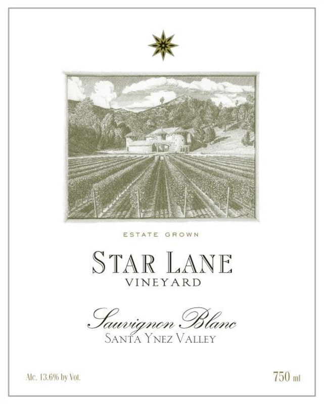 Star Lane Vineyard Sauvignon Blanc 2013 Front Label