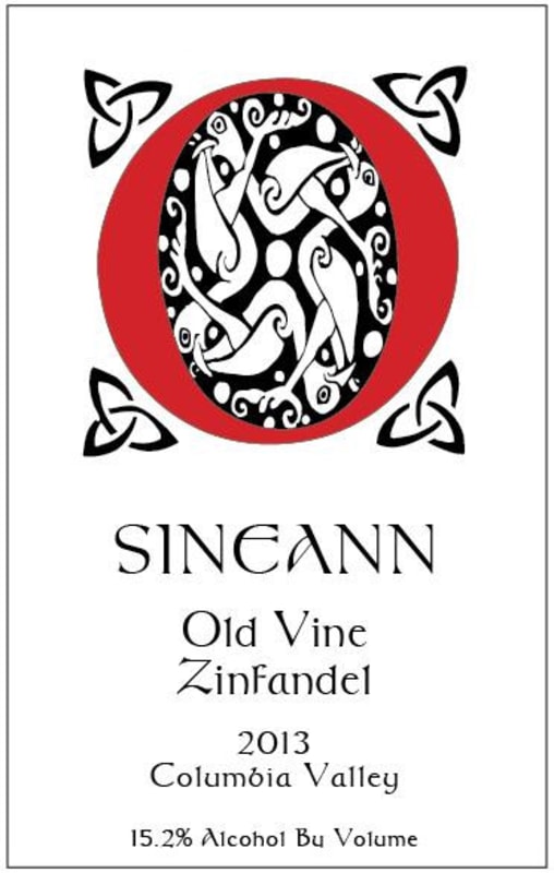 Sineann Old Vine Zinfandel 2013 Front Label
