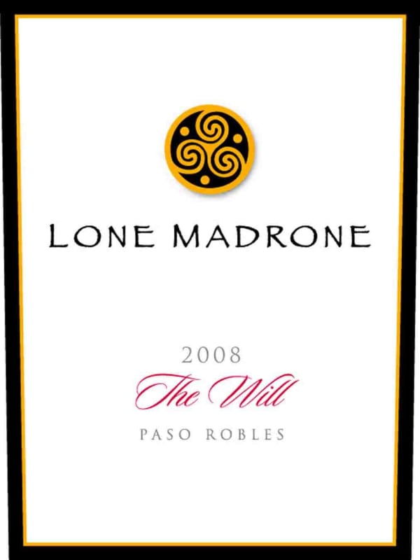 Lone Madrone The Will 2008 Front Label