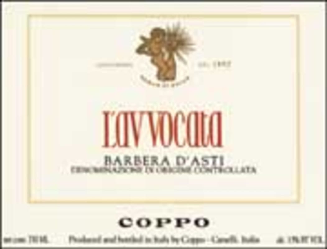 Coppo L'Avvocata Barbera d'Asti 1999 Front Label