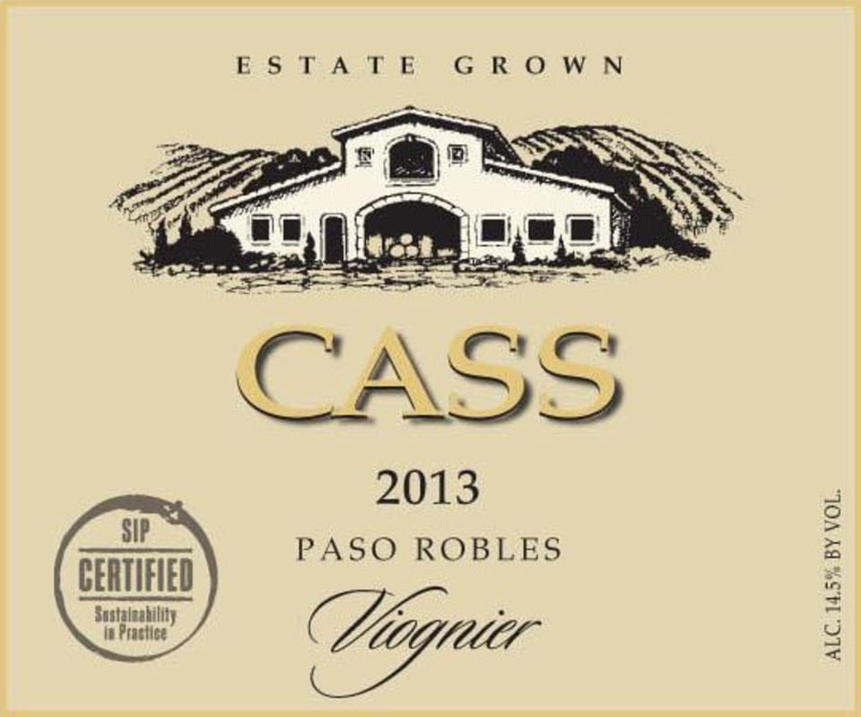 Cass Winery Viognier 2013 Front Label