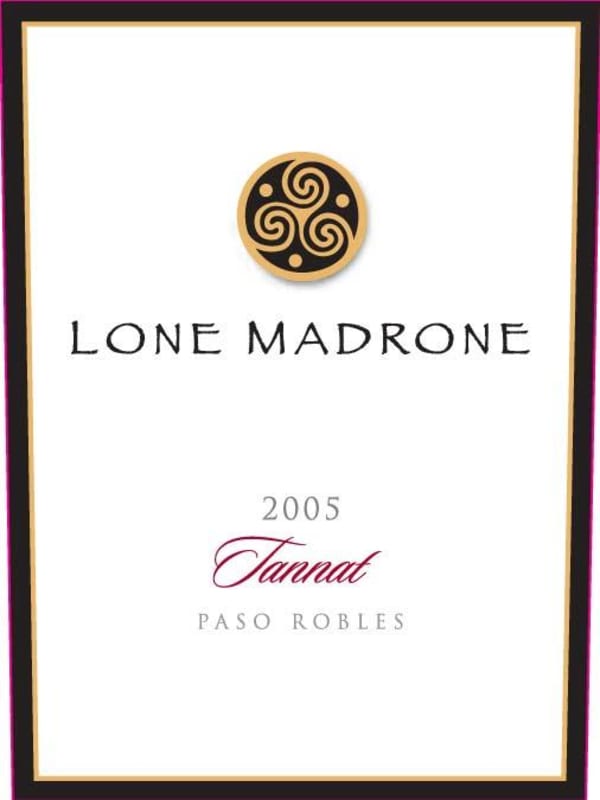 Lone Madrone Tannat 2005 Front Label