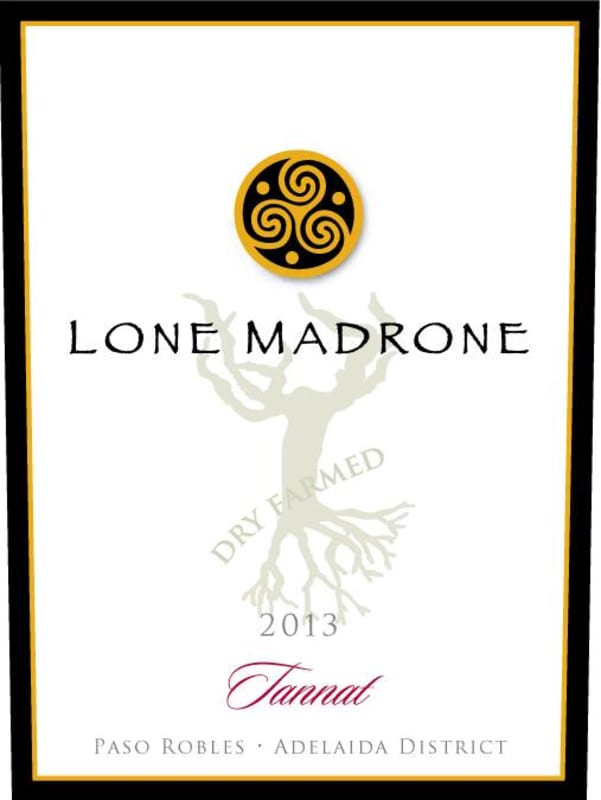 Lone Madrone Tannat 2013 Front Label